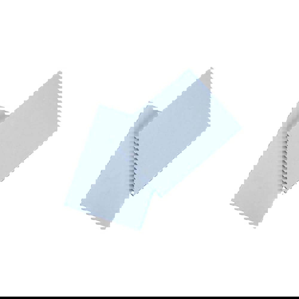 Cleanroom Notepad: 72 Sheets, Blue Paper